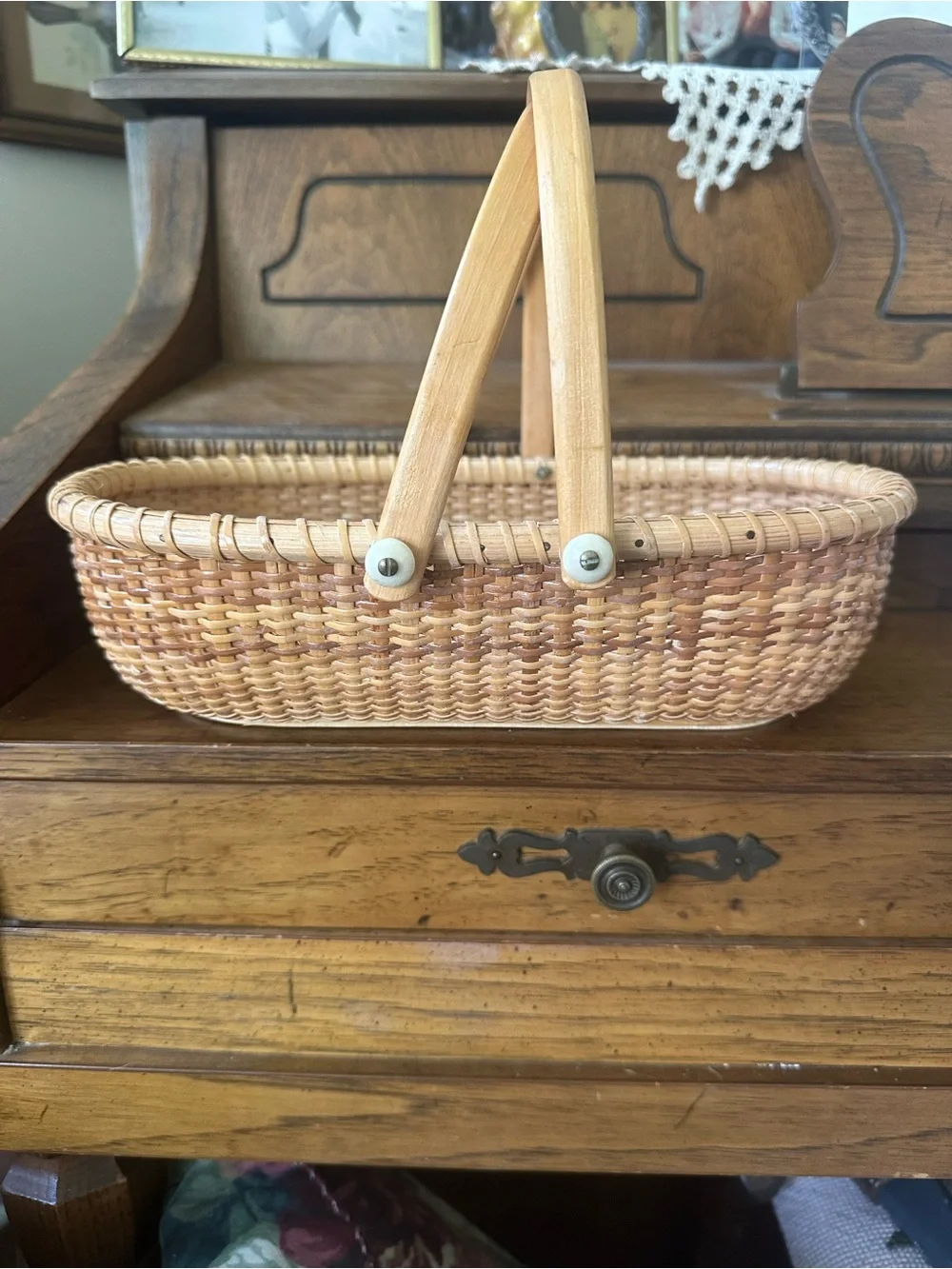 Set of 2 Nantucket-Style Gathering Baskets